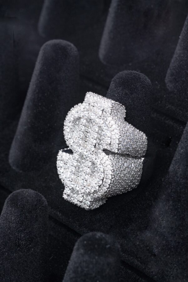 Dollar Ice Out Ring (SIZE 9)