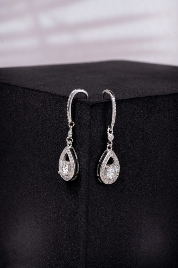 Drop Moissanite Earring