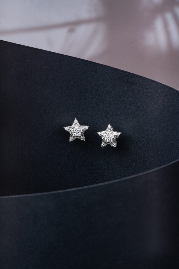 Star Moissanite Earring