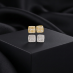 Duo Luxe Square Stud Set
