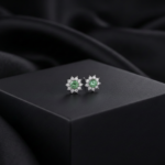 Emerald Blossom Studs
