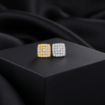 Bi-Regal Square Studs