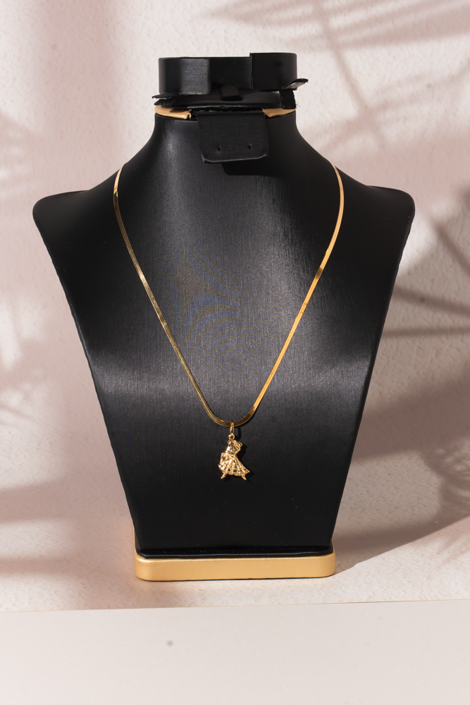 Ballerina Dancer Pendant Necklace