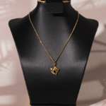 Dolphin Heart Pendant Necklace