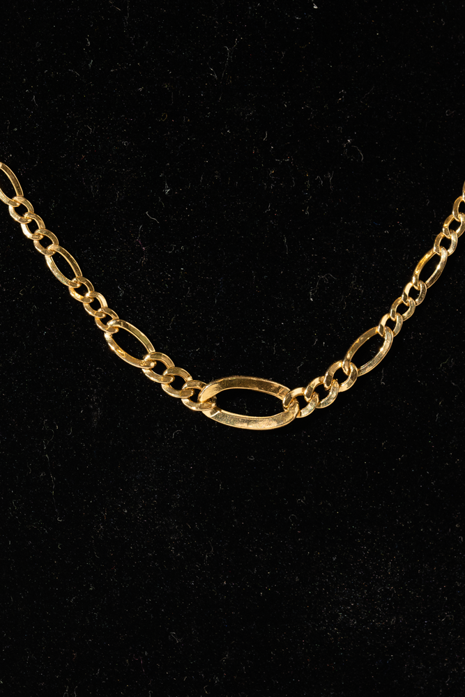 Figaro Link Chain Necklace - Image 2