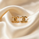 Interlocking CC Logo Stud Earrings