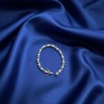 Moissanite Butterfly Tennis Bracelet 7.5inch