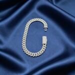 Moissanite Cuban Link Bracelet 8mm 8inch
