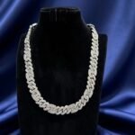 Moissanite Heavy Cuban Link Chain 15mm 20inch
