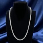 Moissanite Classic Round Tennis Chain 5mm 20inch