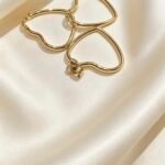 Minimalist heart pendant and Earrings 2.6 gram