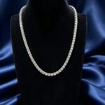 Moissanite  Tennis Chain 5mm 18inch