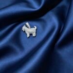 Moissanite Dog Pendant - Iced Out