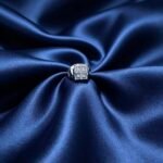 Moissanite Cross Ring - Baguette