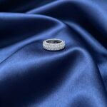 Moissanite Eternity Band - size 9