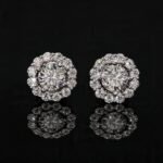 Flower full stones moissanite