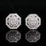 Octagon Earring Moissanite