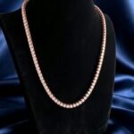4mm 18inch Rose Gold Tennis Chain